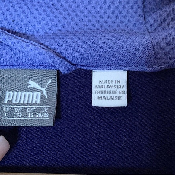 Puma Dark Purple Women’s Full-Zip Hoodie, Size L - Picture 7 of 7